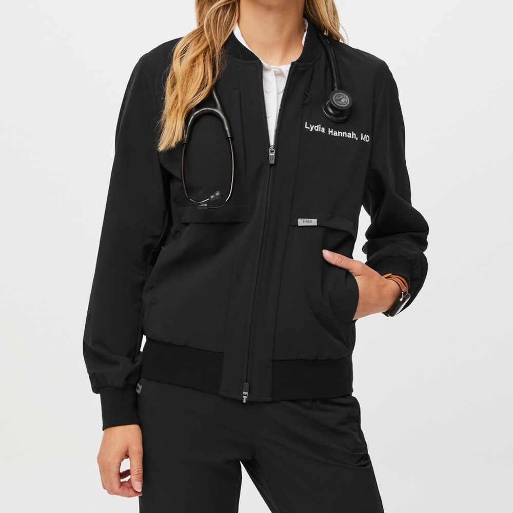 NWT Figs bomber scrub jacket